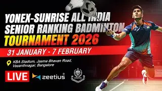FINALS - YONEX-SUNRISE ALL INDIA SENIOR RANKING BADMINTON TOURNAMENT 2026