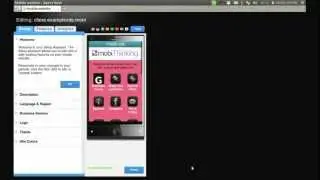 Custom icons on goMobi mobile website creator