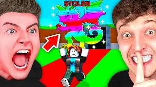 Ich KLAUE HEIMLICH LumeXx OP BRAINROTS mit GEHEIMEN TRICKS und ER RASTET AUS! 😂 (Steal a Brainrot)