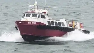 Ohio River - Transport or Pilot Boat Heads Back To The Manasquan Inlet - February 15th, 2025