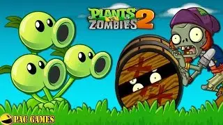 Plants Vs Zombies 2 Barrel Zombie Madness!