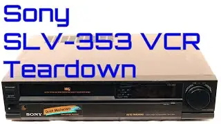 EW0210 - Разборка видеомагнитофона Sony SLV-353
