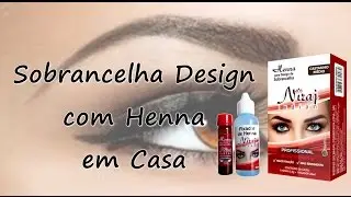 SOBRANCELHAS DE HENNA EM CASA