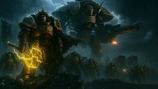 ⚔️Warhammer 40k Imperial Rain Sounds  for Sleeping 🌧 | 9Hrs