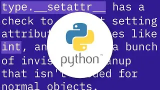 How different is type.__setattr__ from object.__setattr__?