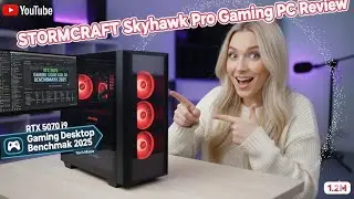 STORMCRAFT Skyhawk Pro Gaming PC Review - RTX 5070 i9 Benchmark 2025 | Tech Mania