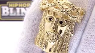 3D Mini Gold Jesus Piece Pendant | Hip Hop Jewelry