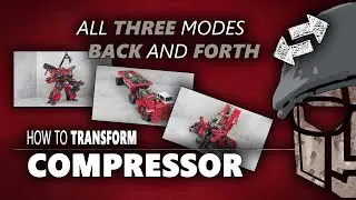 Devil Saviour Compressor Transformation (3rd Party Transformers Masterpiece Overload)