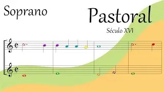 Pastoral – Flauta Doce – Partitura Colorida