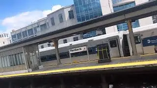METRO NORTH RAILROAD P32AC-DM DIESEL YONKERS RR STATION YONKERS GETTY SQUARE YONKERS 2024 YONKERS
