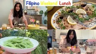 Filipino Weekend Lunch, Seafood City Grocery Haul and Backyard Garden Harvest
