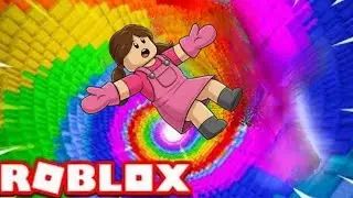 Rose plays Roblox DROPPER GAME! Can she make it to the end... 