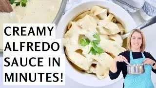 Easy Homemade Alfredo Sauce | Creamy, Rich & Made from Scratch