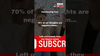 Mind-Blowing Revelation: The 70% Negativity Trap Unveiled! #facts #physcology #motivation #shorts
