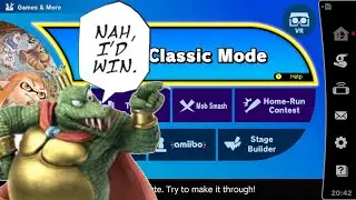 Beating Smash bros hardest challenge