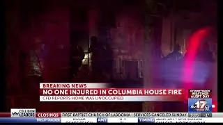 Columbia fire crews fight freezing conditions during structure fire Saturday