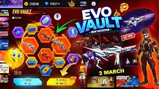 Next Evo Vault Event Free Fire🔥🤯2026 *100% CONFIRM*| 2 March Month Evo Vault Event M1887 Gun Skin