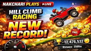 Hill Climb Racing LIVE - NEW RECORD #shortsfeed #live #hillclimb #hillclimbracing #viral #trending
