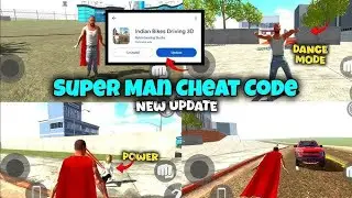 SUPER MAN CHEAT CODE NEW UPDATE #indianbikedriving3d