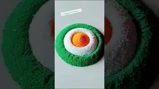 🇮🇳 Easy & Beautiful Flower Rangoli Design | Independence Day Theme | Rangoli By Colours#art