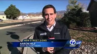 Replacing Street Signs