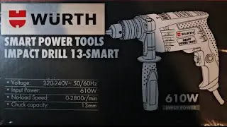 WURTH IMPACT DRILL(Germany) Review 🇱🇰 (smart power tools,impact drill 13-Smart new drill machine 