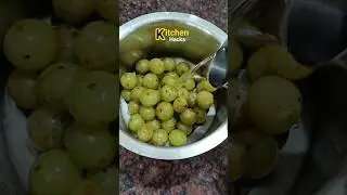 Easy trick to remove Amla Seeds #ytshorts #food #hacks #winter #amla #tricks #viral
