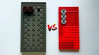 Big Lego Google Pixel 9A VS Small Lego Samsung S25 Ultra Incoming Call