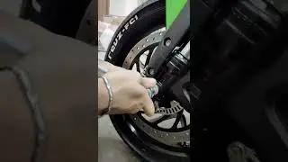 Installing Fork Slider In Dominar 🔥 | Fork slider installation | dominar ❣️ |#d400 #shorts