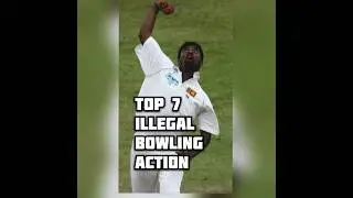 Top illegal bowling action | #ytshorts #cricket  #illegal #bowlingaction