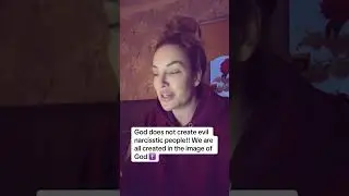God does not create evil people #jesus #narcissisticabuse #npd #estrangement #jezebel 