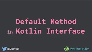 How Default Method in Kotlin Interface works internally