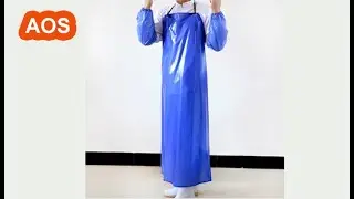 High Quality Waterproof Oil-Resistant PVC Apron Butcher Fisher Unisex Thick Work Safety