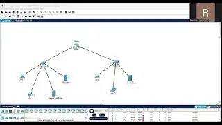 CN REC-3 SIMULATION OF LAN TOPOLOGY OF SWITCH AND ROUTER CONFIGURATION