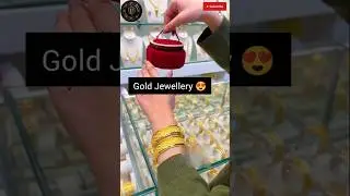 Luxury Gold Jewellery😍 #guess #goldjewellery #trending #fashion #viral#goldgift#valentinesday#shorts