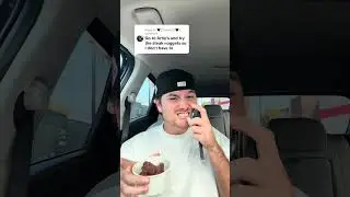 Пробуем наггетсы из стейка из Arby&rsquo;s&hellip;😂