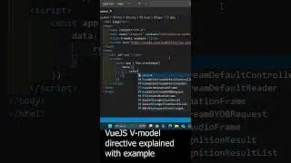 Handle form inputs with VueJS V-model directive explained with an example