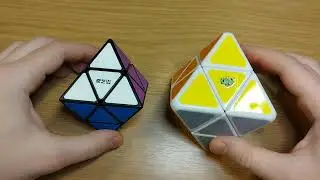 Коллекция головоломок. Часть 84. QiYi MoFangGe Skewb Diamond Magnetic