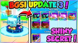 Getting SHINY DEMENTOR With NEW TRADING TERMINAL in BGSI Update 3!! (Roblox)