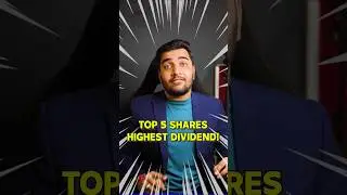 Top 5 highest dividend-paying stocks!