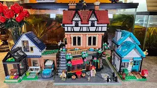 Lego Icons Tudor Corner 10350 Creator 3-in-1 Cozy House 31139 vs City Family House 60398 Comparison