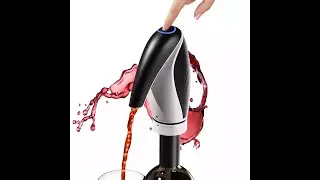 Multi-functional Electric Smart Aerator Red Wine Decanter Automatic Dispenser With Stopper Function.