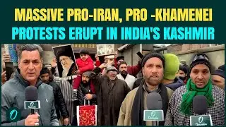 MASSIVE Pro-Khamenei Protests in India| Thousands of Kashmiris Take to Streets as US THREATENS Iran