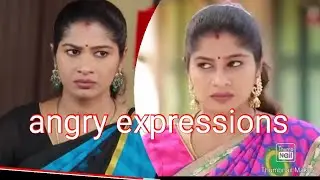 Eeramana rojavae serial villi easwari angry expressions (funny)---???