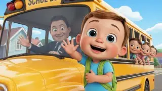 Learning Shapes on The Big Yellow School Bus Song! 🚌✨