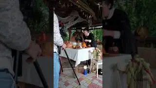 #shorts Бэкстейдж Таймлапс Готовим Колдовской Грог на Хэллоуин 2021