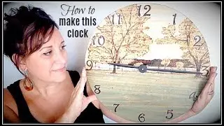 How To Make A Clock - Wood Burn
