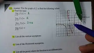 Major Exam 1 Term 231 part 1جامعة الأمير سلطان math 111 calc 1 -psu