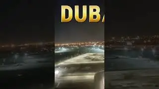Nepal to Dubai flight Travel and explore video enjoy with the late night view #flydubai #uae #nepal