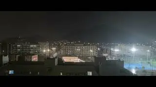 30 minutes | Dorm View: Heavy Rain & Aftermath at Islamic University of Madinah (original sound) 